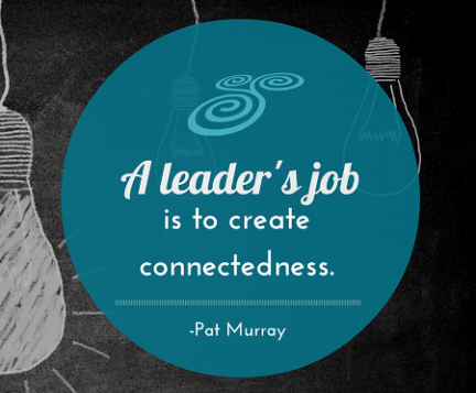A leader’s job is to create connectedness - Copy